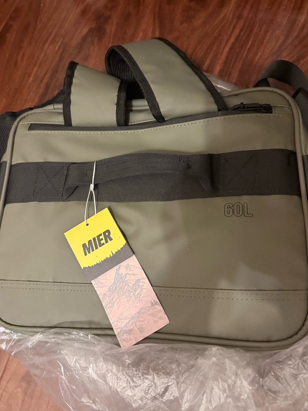 MIER 60L Large Convertible Backpack Duffle / Heavy Duty Duffel Bag